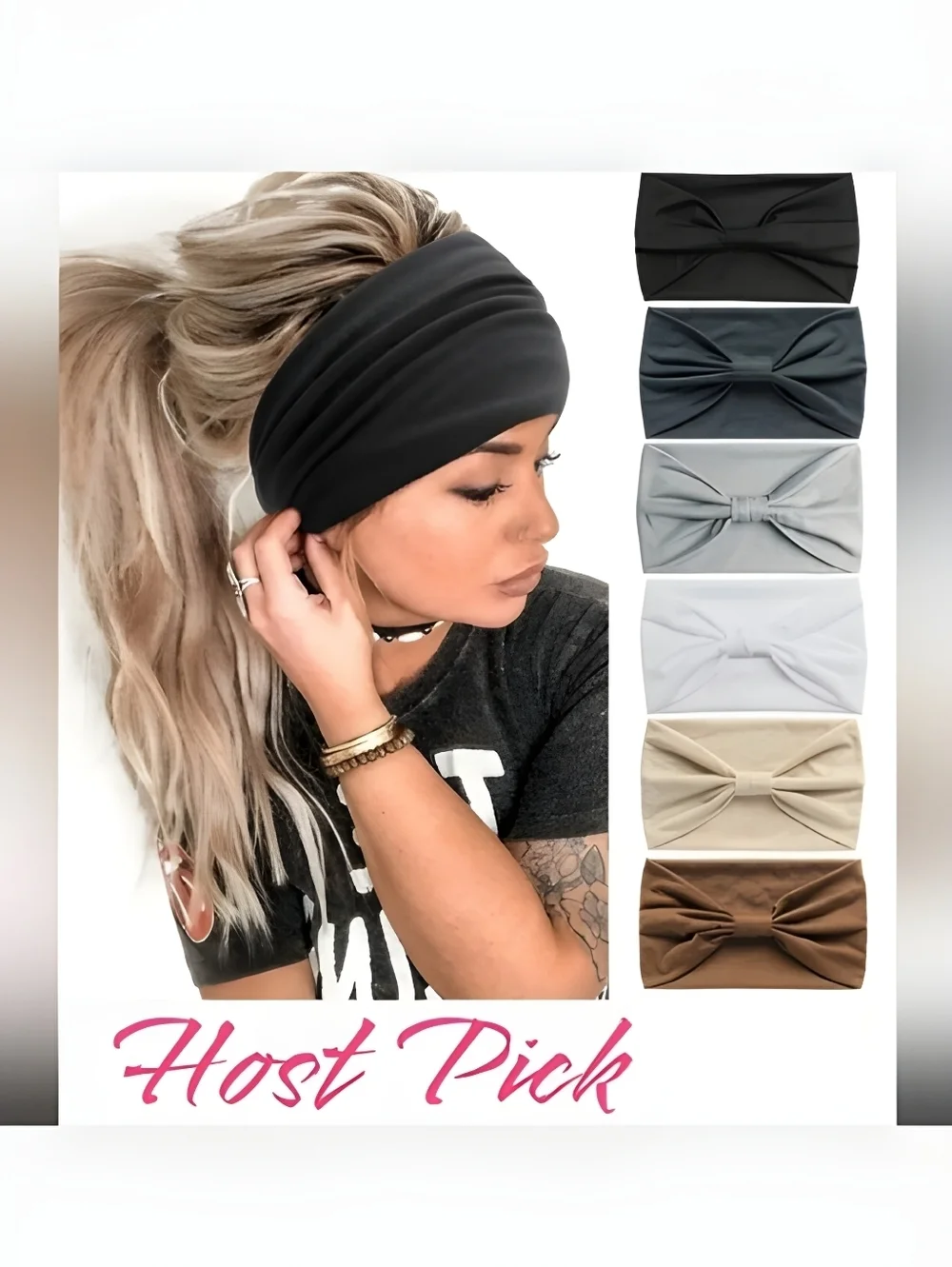 Deep Color Knitted Sports Headband